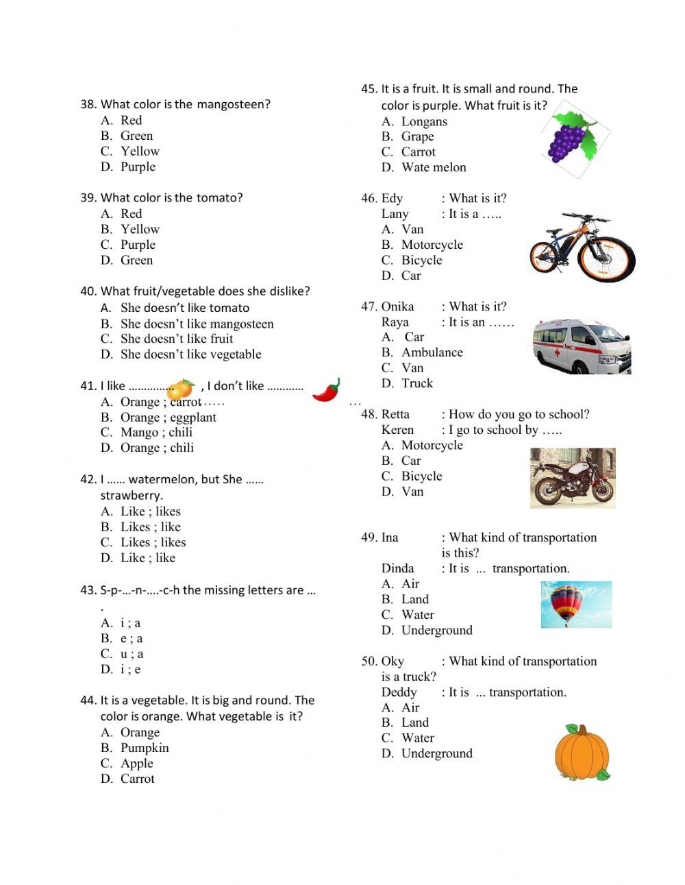 7 Rahasia Latihan Contoh Soal HOTS SD Bahasa Inggris Kelas 3 Agar Nilai Anak Melesat 7 Rahasia Latihan Contoh Soal HOTS SD Bahasa Inggris Kelas 3 Agar Nilai Anak Melesat