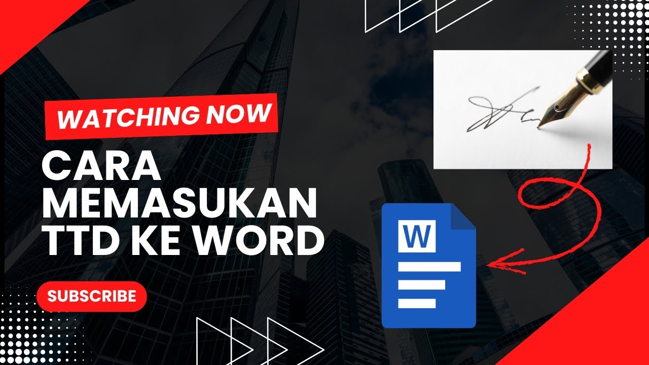 3 Cara Masukin TTD ke Word yang Jarang Diketahui di 2026 3 Cara Masukin TTD ke Word yang Jarang Diketahui di 2026