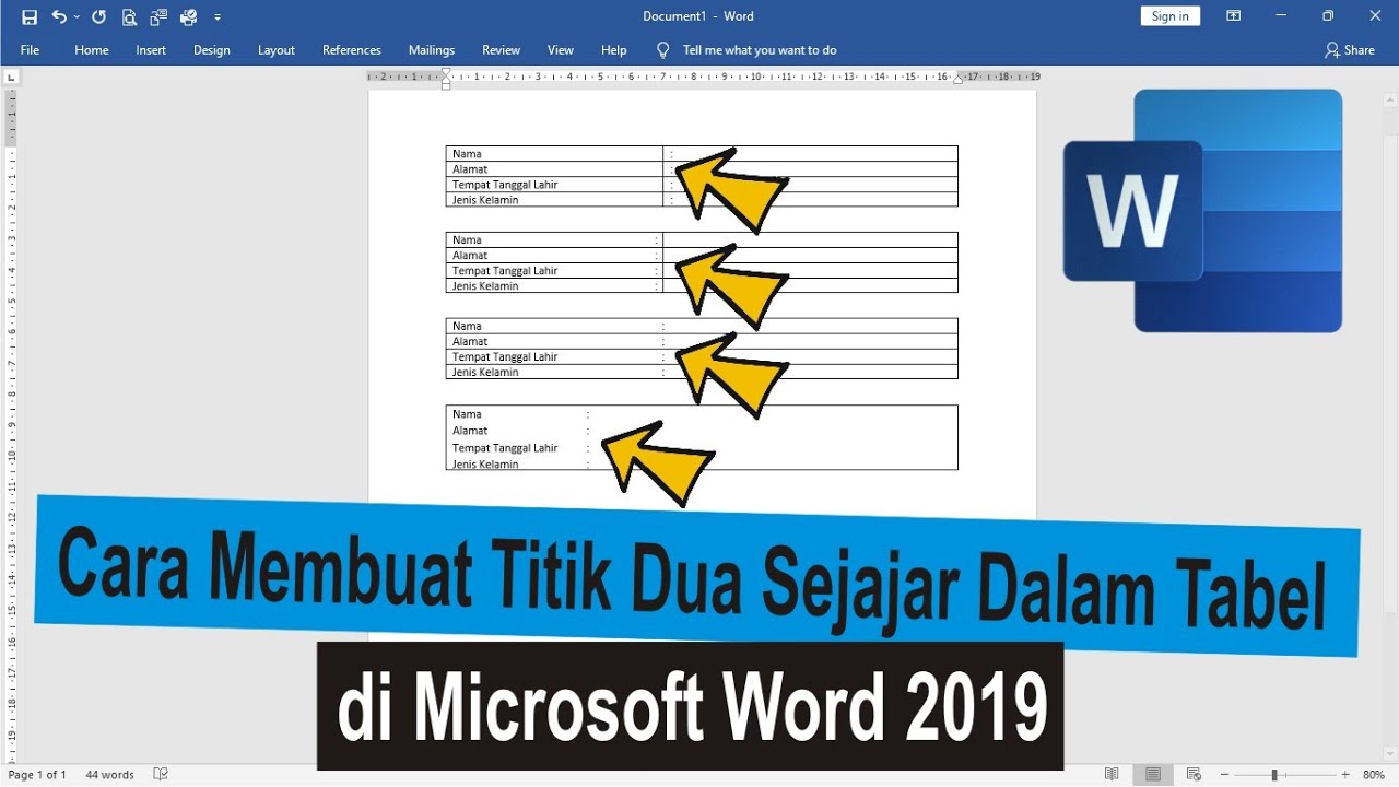3 Rahasia Cara Mensejajarkan Titik Dua di Word yang Jarang Diketahui