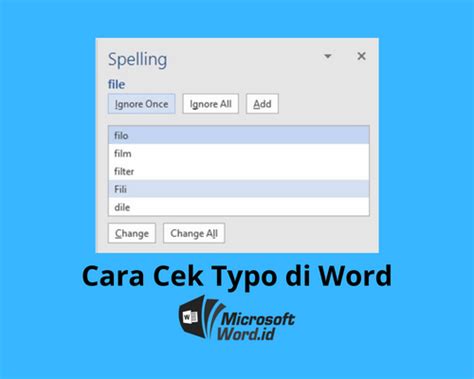 Cara Cek Typo di Word Supaya Penulisan Lirik Lagu Makin Kece