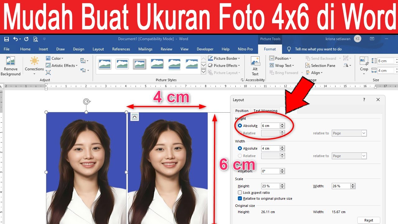 5 Langkah Mudah Cara Atur Foto 4×6 di Word, Ternyata Semua Salah Selama Ini 5 Langkah Mudah Cara Atur Foto 4×6 di Word, Ternyata Semua Salah Selama Ini
