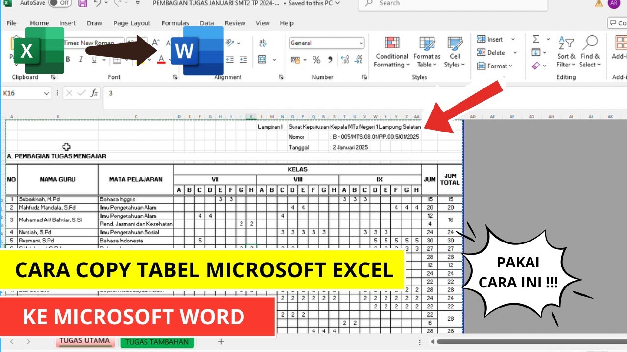 7 Trik Rahasia Copy Excel ke Word agar Tidak Berantakan di 2026 7 Trik Rahasia Copy Excel ke Word agar Tidak Berantakan di 2026