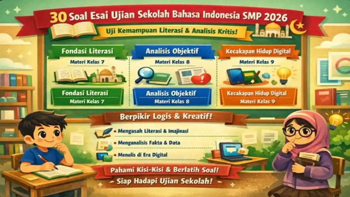 Mengejutkan! SDIT EsluhaQU Cetak Nilai Tertinggi Ujian Sekolah Bahasa Indonesia Kelas 9