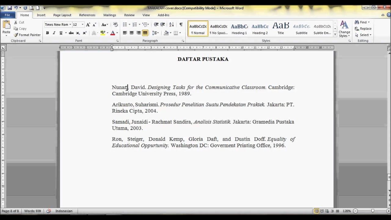80 Cara Membuat Kesimpulan Makalah Otomatis Di Word Tahun Ini