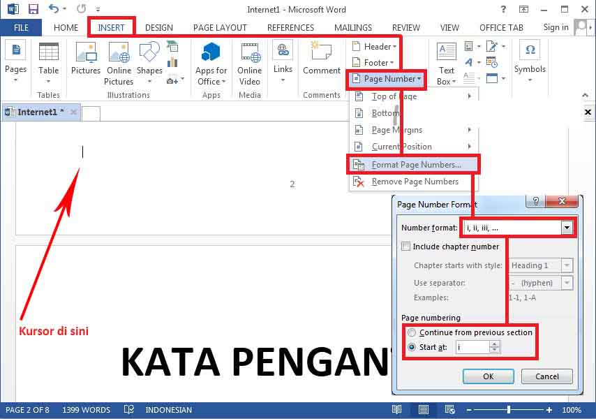 7 Cara Mengubah Bahasa Nomor Halaman di Word 2010 yang Jarang Diketahui