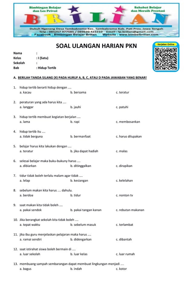 Akhirnya Tersedia Contoh Soal UKK Power Point Kelas 3 5 SD yang Wajib Diketahui Siswa