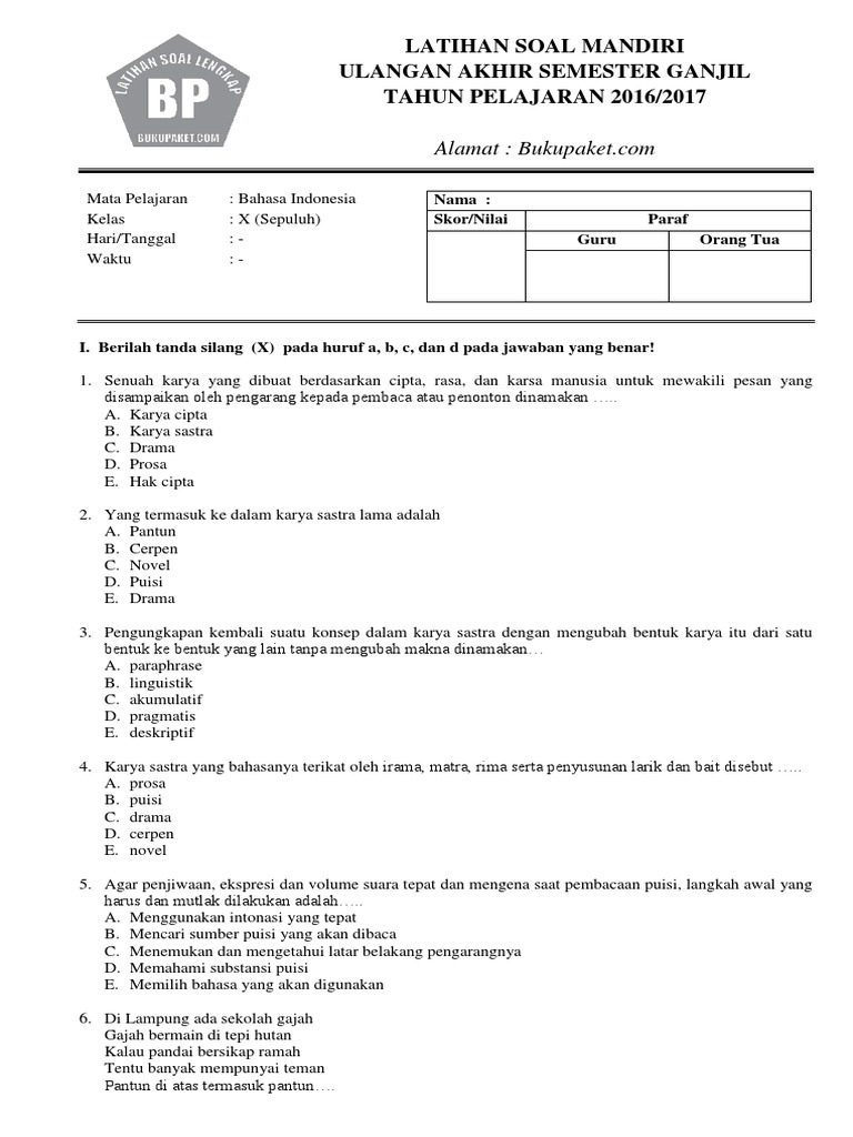 Rahasia Skor Sempurna Kerjakan Soal Bahasa Indonesia Kelas 3 Semester 1 Kurikulum 2013 Rahasia Skor Sempurna Kerjakan Soal Bahasa Indonesia Kelas 3 Semester 1 Kurikulum 2013