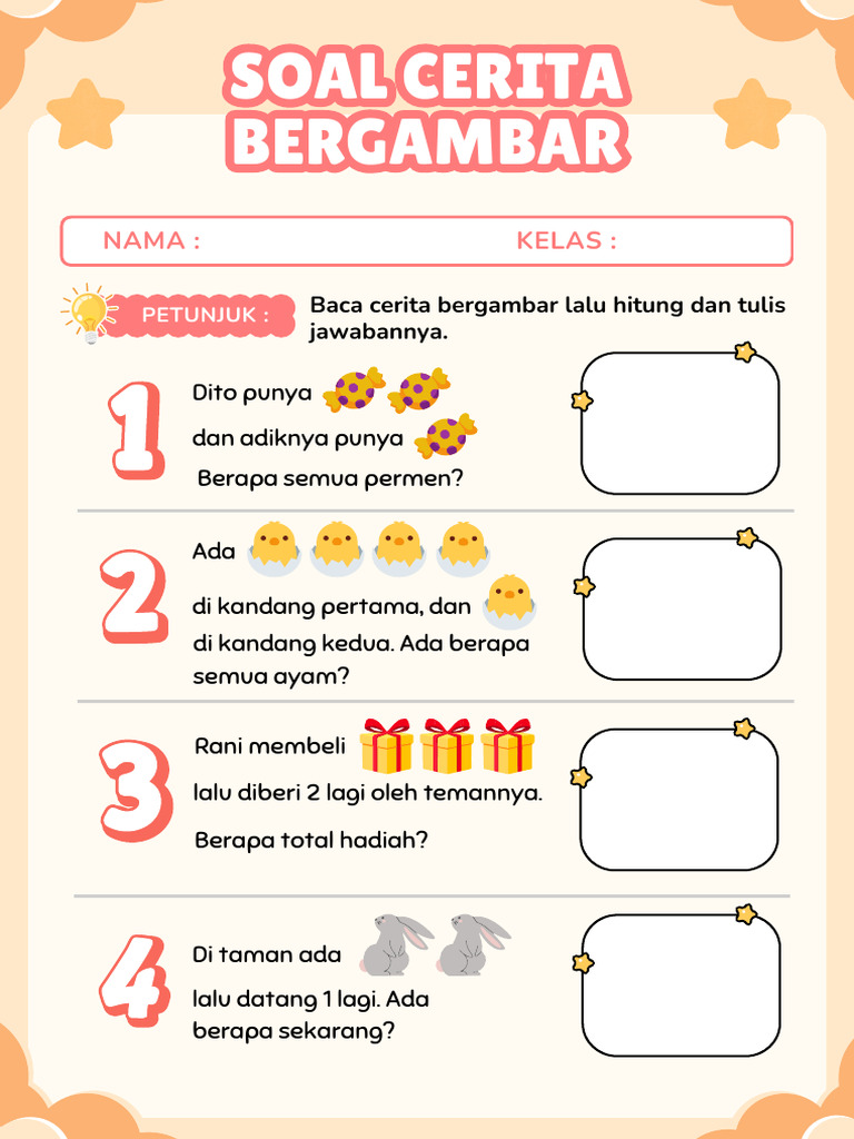 Rahasia Cepat Pintar Menjawab Soal Cerita Kelas 1 SD Bahasa Indonesia Ternyata Mudah Rahasia Cepat Pintar Menjawab Soal Cerita Kelas 1 SD Bahasa Indonesia Ternyata Mudah